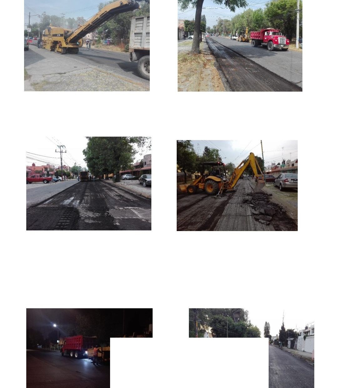 Reencarpetado de Avenida de los Chopos